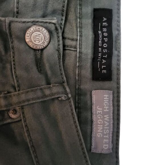 Aeropostale olive green high-waisted jegging - Picture 2 of 7